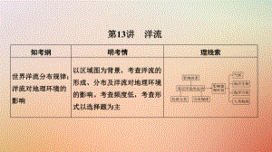 高考地理一輪復(fù)習(xí) 第二單元 自然環(huán)境中的物質(zhì)運(yùn)動和能量交換 第13講 洋流課件 湘教