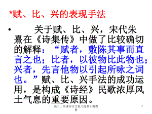 高三上册课内古文复习提要上海教材课件