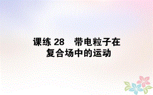 （全國(guó)通用）高考物理 全程刷題訓(xùn)練 課練28 課件