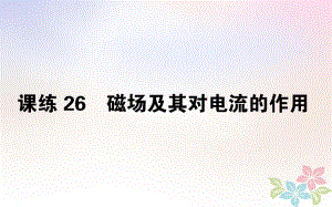 （全國(guó)通用）高考物理 全程刷題訓(xùn)練 課練26 課件