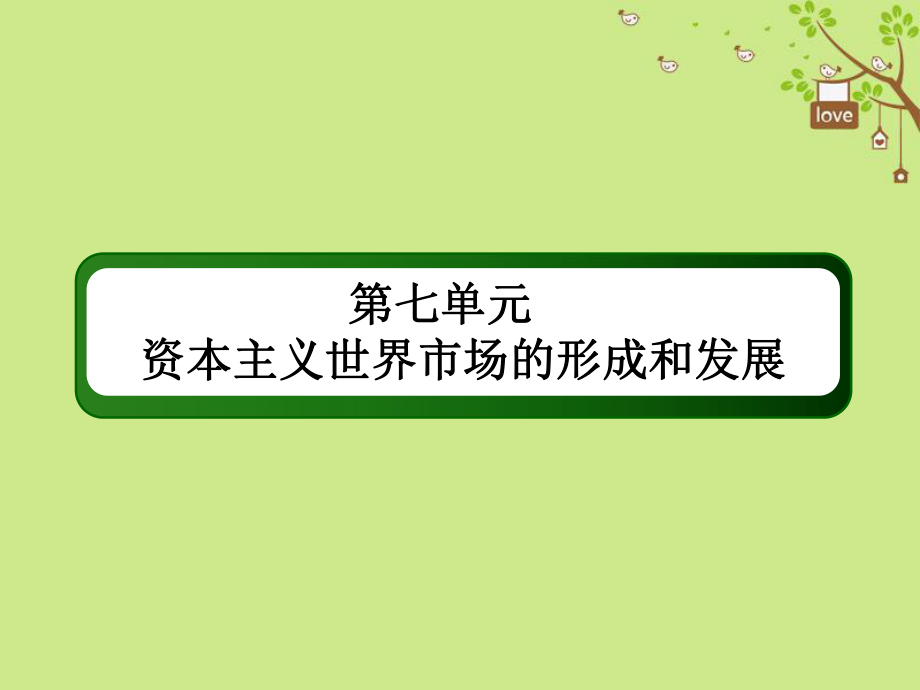 高考历史一轮总复习 第七单元 资本主义世界市场的形成和发展 22 两次工业革命与世界市场的形成课件 新人教_第1页