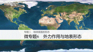 （浙江選考）高三地理二輪專題復習 專題二 地球表面的形態(tài) 微專題6 外力作用與地表形態(tài)課件 新人教