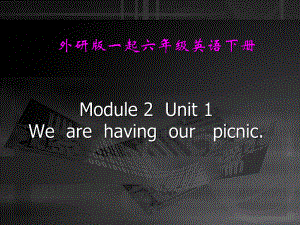 外研版一起六下Module 2 Unit 1When are we going to eat課件4