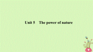 （全國(guó)）高考英語(yǔ)一輪復(fù)習(xí) 第一部分 Unit 5 The power of nature課件 新人教選修6