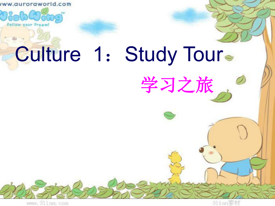 廣東版開心學(xué)英語(yǔ)五下Culture 1Study Tour課件1_第1頁(yè)