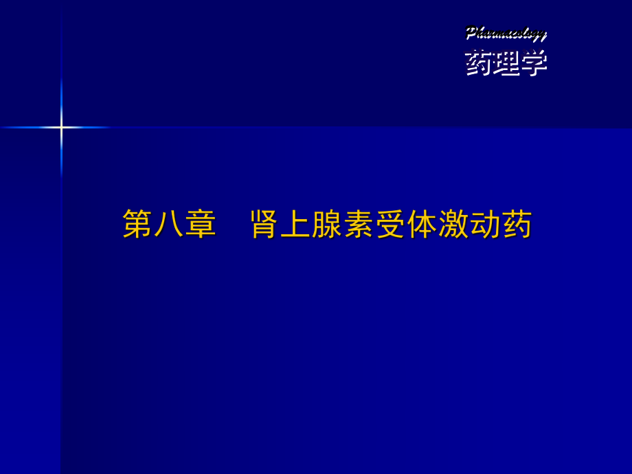 第八章腎上腺素受體激動藥_第1頁