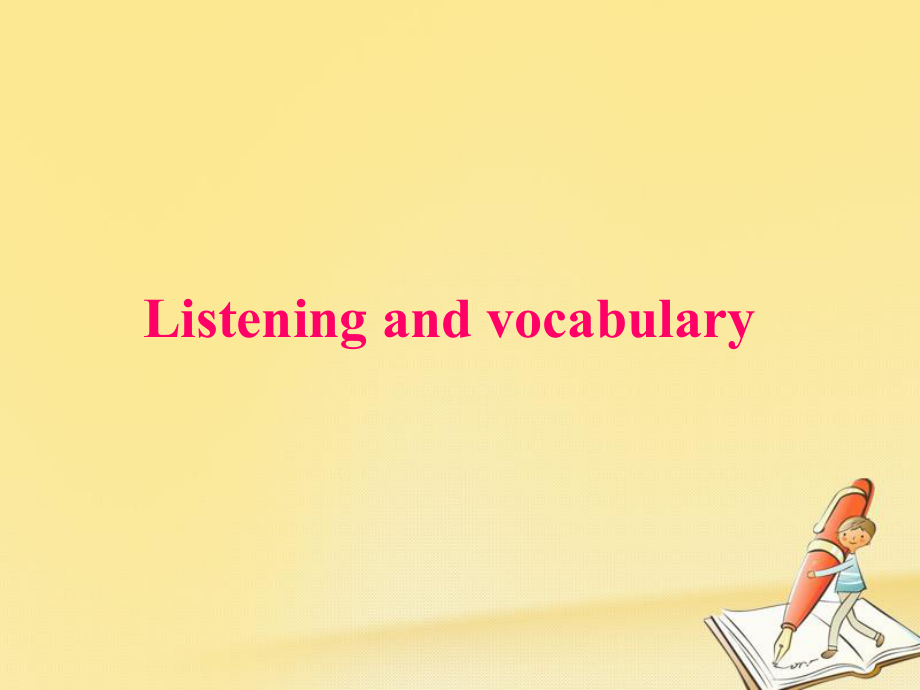 高中英語 Module 6 The Internet and Telecommuniation Listening and vocabulary課件1 外研必修1_第1頁