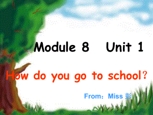 新标准小学英语一年级起点第三册module8lesson3
