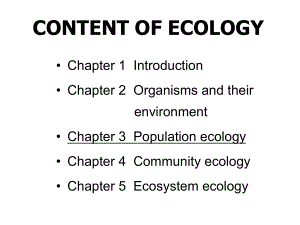 生态学基础课件