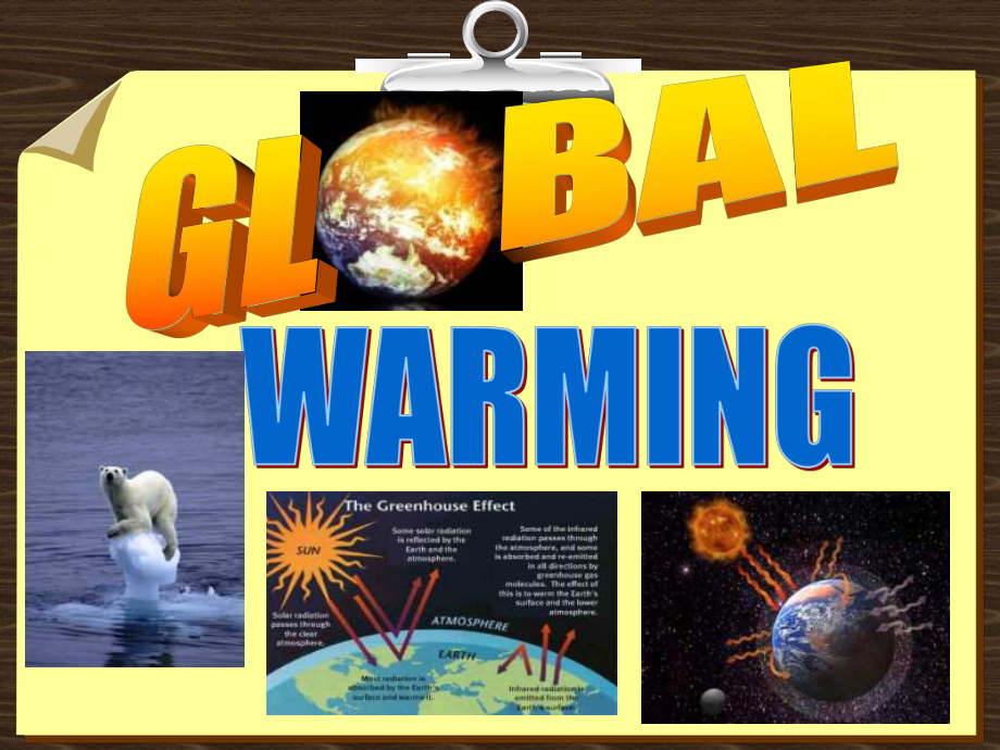 global warming 全球变暖 英文课件