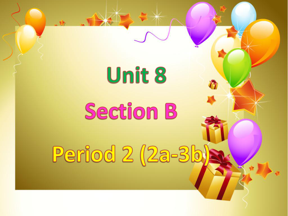 七年级上Unit8SectionB-2_第1页