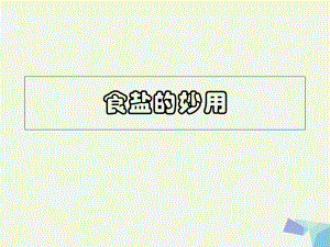 四級美術上冊 第10課 鹽的妙用課件2 嶺南