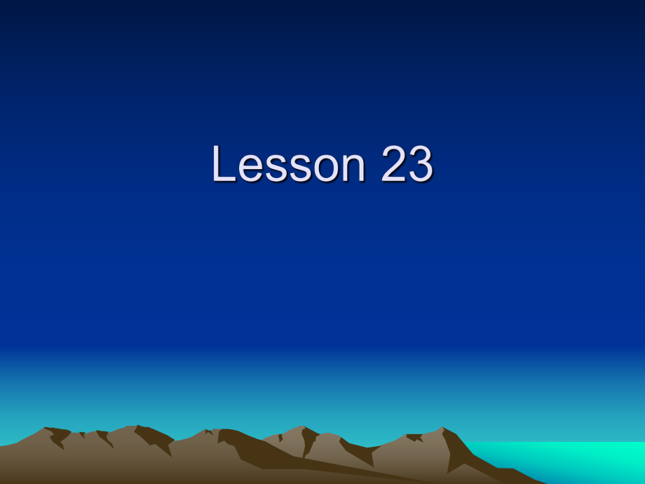 人教精通版英語六上Unit 4January is the first monthLesson 23課件_第1頁