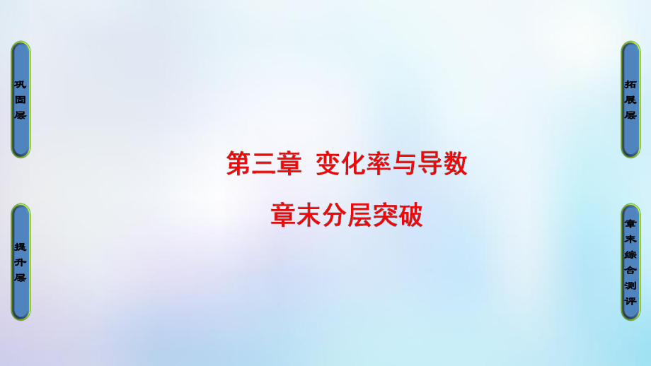 高中數(shù)學(xué) 第三章 變化率與導(dǎo)數(shù)章未分層突破課件 北師大選修1-1_第1頁