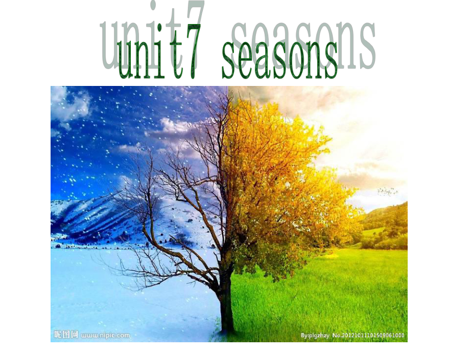 閩教版英語四下Unit 7Seasons課件2_第1頁