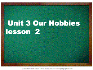 重大版英語六年級上冊Unit 3Our hobbiesppt課件4