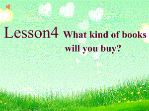 科普版英語(yǔ)六上Lesson 4What kind of books will you buy課件2