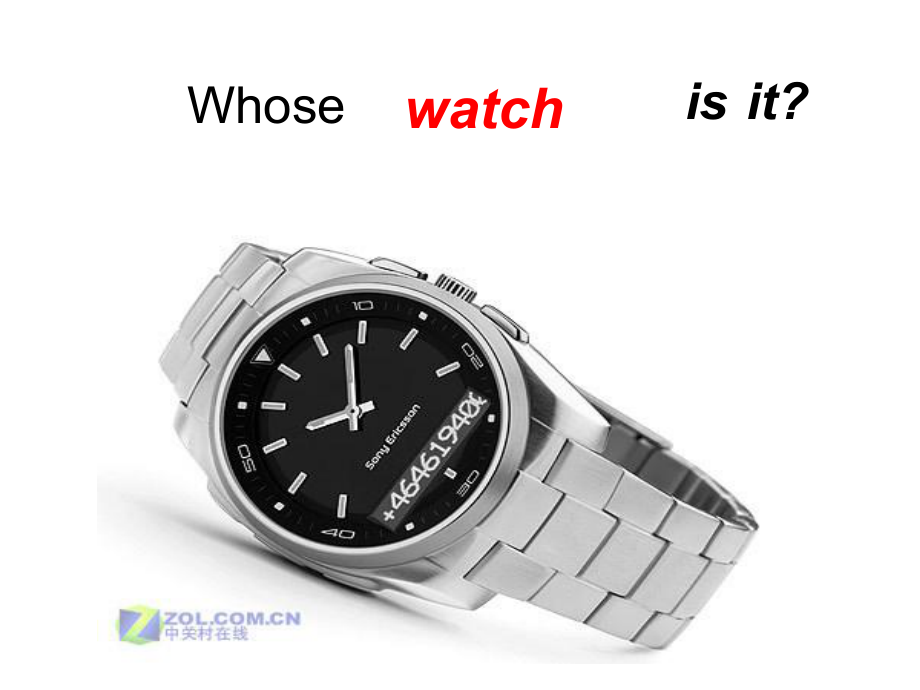 科普版英語四下Lesson 1Whose watch is it課件2_第1頁