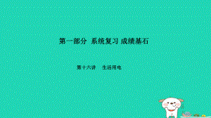 （河北專）中考物理 第一部分 系統(tǒng)復習 成績基石 第16講 生活用電課件