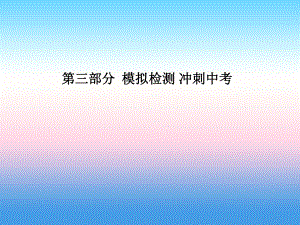 （濰坊專）中考化學(xué)總復(fù)習(xí) 第三部分 模擬檢測(cè) 沖刺中考 綜合檢測(cè)卷（二）課件 新人教