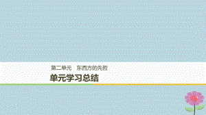 （全國通用）高中歷史 第二單元 東西方的先哲專題學習總結(jié)課件 新人教選修4