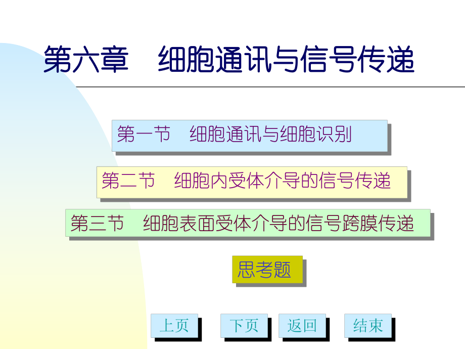 第六章A细胞通讯与信号转导_第1页