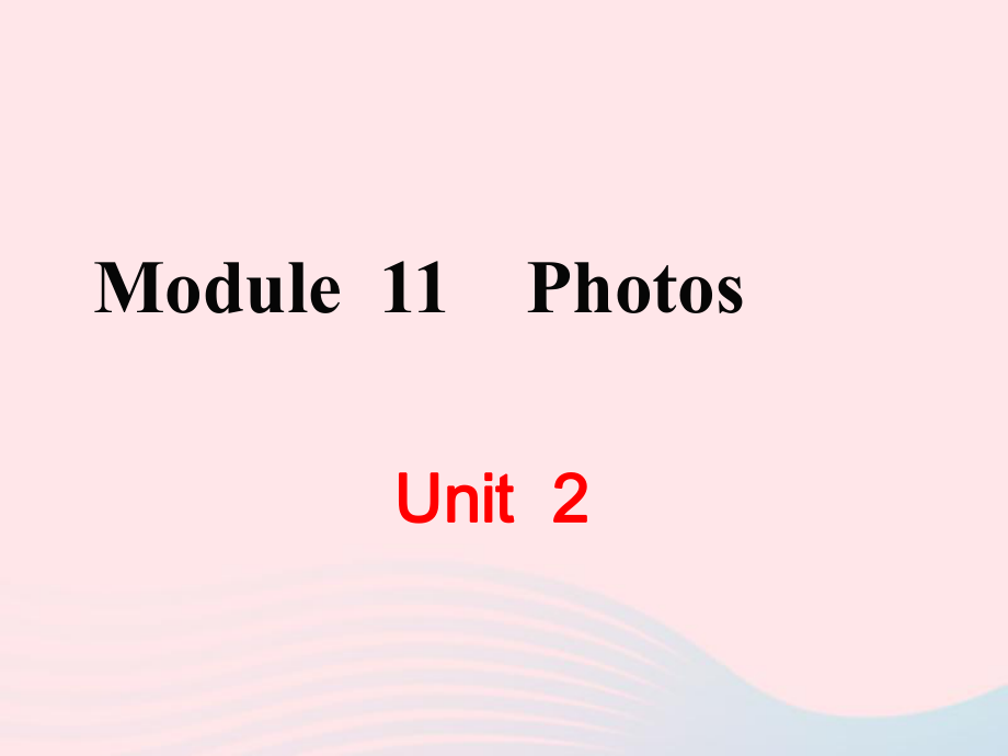 九年级英语上册Module11PhotosUnit2ThephotowhichwelikedbestwastakenZhaoMin教学课件新版外研版_第1页