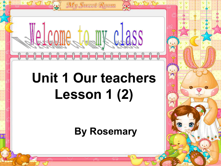 重大版英語六年級上冊Unit 1Our teachersppt課件3_第1頁