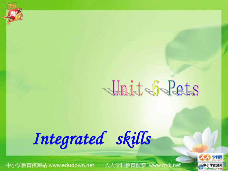 牛津林版英語七下Unit 6 Petsppt課件之三_第1頁