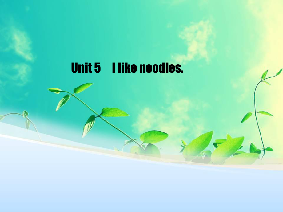 Unit 5 I like noodles課件_第1頁