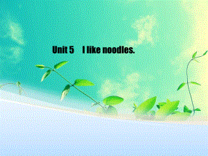 Unit 5 I like noodles課件