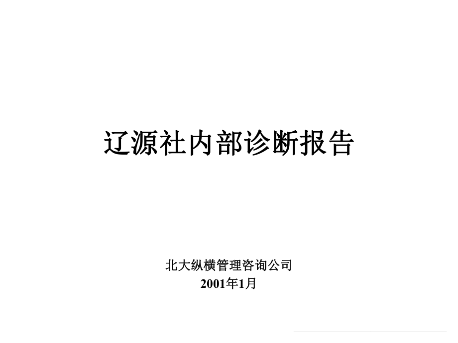 遼源社內部診斷報告(ppt 125)_第1页