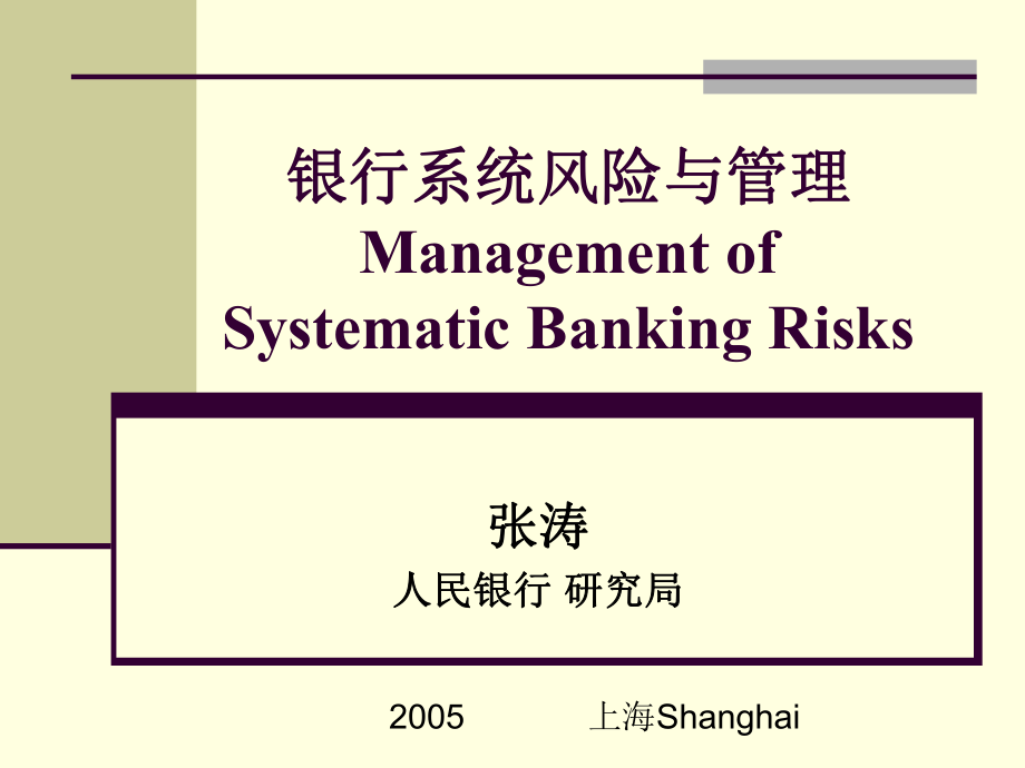 银行系统风险与管理_第1页