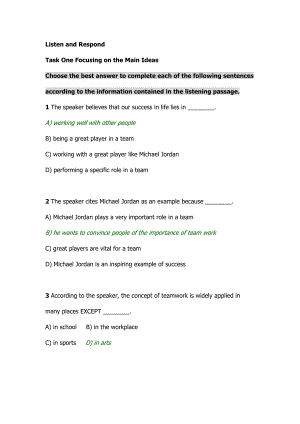 新世紀(jì)大學(xué)英語(yǔ)綜合教程第二冊(cè)Unit6答案.docx