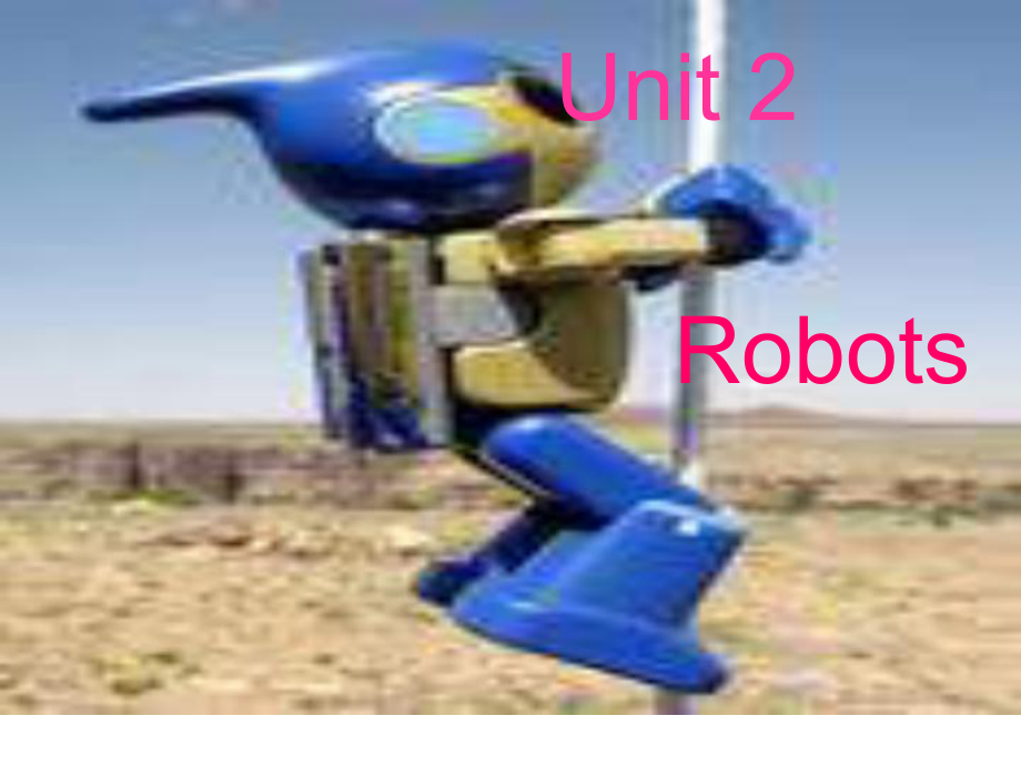 牛津译林版英语九下Unit2 Robotppt课件之二_第1页