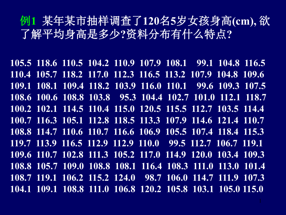 《医学统计学》教学课件：计量资料统计描述(第10章）（仁济学院）_第1页