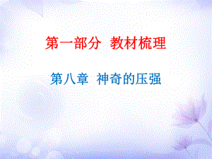 廣東省中考物理滬粵版總復習課件第8章神奇的壓強共36張PPT