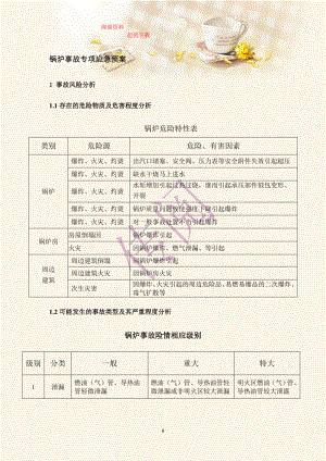 鍋爐事故專項應急預案.doc