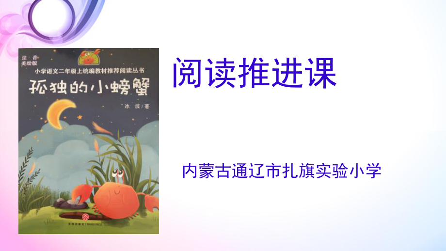 《孤獨的小螃蟹》推進課.ppt_第1頁