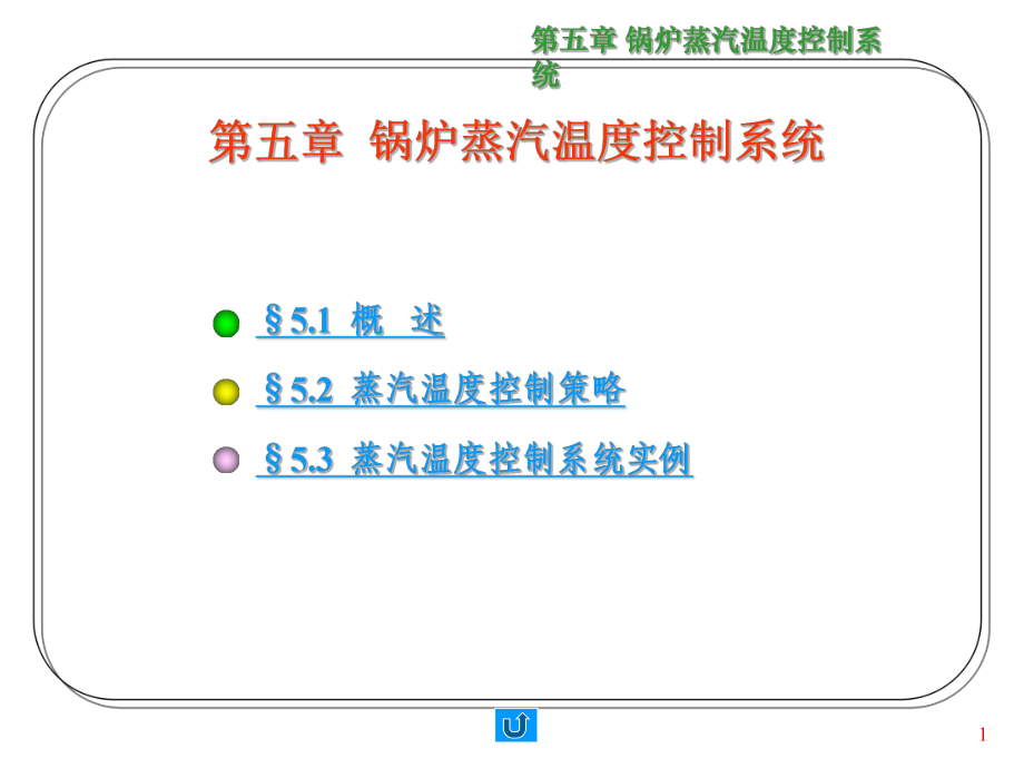 鍋爐蒸汽溫度控制系統(tǒng).ppt_第1頁