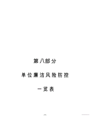 單位廉潔風(fēng)險(xiǎn)防控一覽表.doc