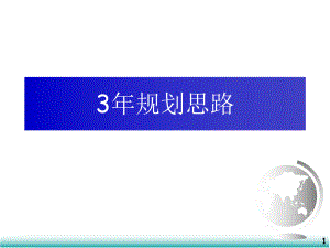 企業(yè)3年發(fā)展規(guī)劃(課件).ppt