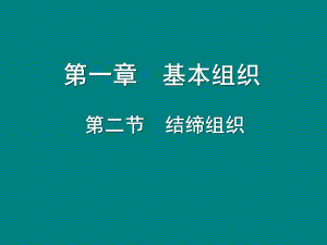 課件：正常人體結(jié)構(gòu)學_結(jié)締組織.ppt