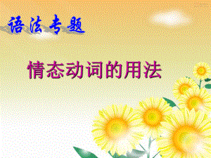 《英語情態(tài)動詞》PPT課件.ppt