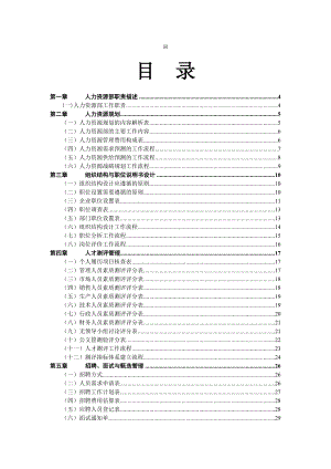 人力資源測(cè)評(píng)表