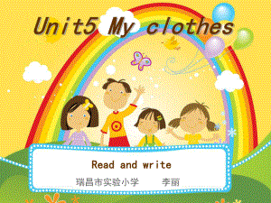 PEP小學(xué)英語四年級unit3readandwrite說課課件PPT課件.ppt