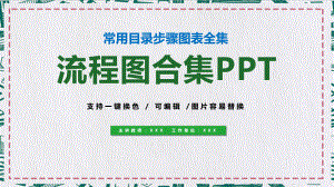 流程圖目錄步驟圖片圖表合集教育課件ppt模板