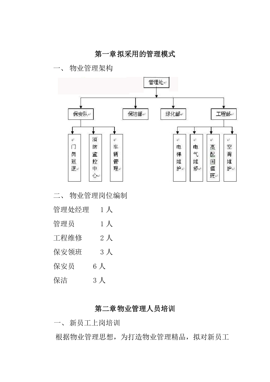 某楼宇物业管理服务方案_第1页