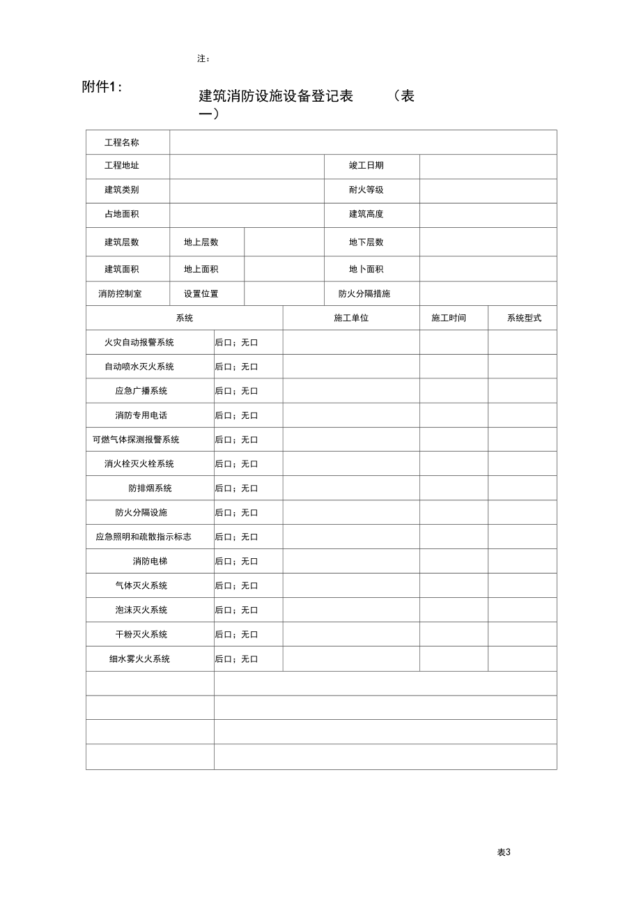 建筑消防设施设备登记表_第1页