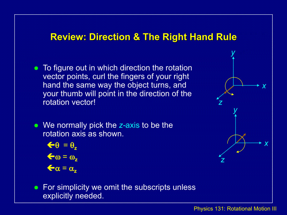 ReviewDirectionTheRightHandRule_第1页